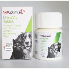 Vetoptimize Urinavit Kedi ve Köpek Idrar Yolu Takviyesi 40 Tablet (Cranberry, D-Mannoz & Mesane Desteği)