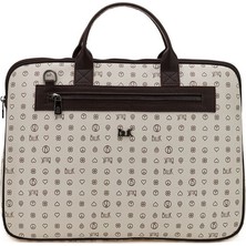 Bilik Deri Monogram Unisex Laptop & Evrak Çantası