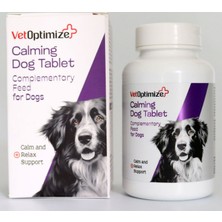 Vetoptimize Calming Dog Tablet Köpek Sakinleştirici & Stres Önleyici 60 Tablet (L-Triptofan, Kedi Otu & Passiflora)