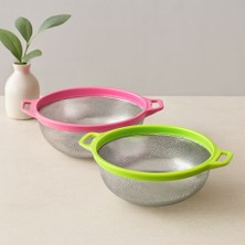 Royaleks 24 cm Kulplu Metal Süzgeç - Çelik Sepet