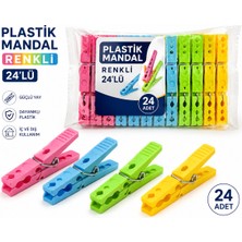 Lumina Plastik Mandal-Renkli-24'lü