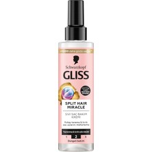 TeknoKapsül Gliss Split Hair Miracle Kırık Uçları Mühürleyen Sıvı Saç Bakım Kremi - Iyonik Kompleks ve Üzüm Çekirdeği Yağı ile 200 ml