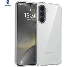 Samsung Galaxy A57 Uyumlu Sararmaz Sert Şeffaf Kılıf Arka Kapak