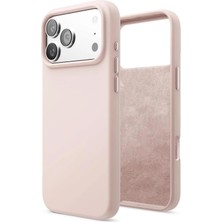 Iphone 17 Pro Max Uyumlu Silikon Kılıf Leke Tutmaz Içi Süet Silinebilir Kapak