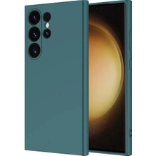 Samsung Galaxy S25 Ultra Uyumlu Kılıf Lansman Kadife Iç Yüzeyli Yumuşak Soft Koruyucu Kapak