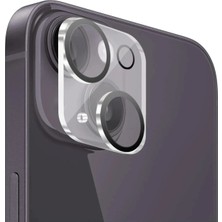 (Tam Lens) iPhone 14 / 14 Plus Uyumlu Tek Parça Tam Kapatan Kamera Lens Premium Kalite Ürün