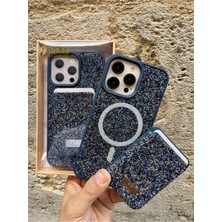 Iphone 16 Pro Taşlı Diamond Kartlıklı Cüzdanlı Premium Kılıf Arka Kapak Taşlı