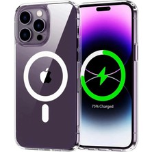(Magsafe Animasyonlu) Iphone 16 Pro Max Animasyonlu Magsafe Şeffaf Sert Kılıf