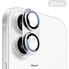 Iphone 17 Tam Kapatan Renkli Çerçeveli Kamera Koruyucu Lens Full Koruma
