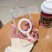 Iphone 17 Pro Max Şeffaf Magsafe Kaliteli Premium Jelatinli Çizilmez Yumuşak Kapak Kılıf Magsafe