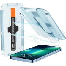 iPhone 13 Ekran Koruyucu Cam (Anti Static) Uyumlu Kolay Yapıştırma Aparatlı