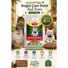 Bonny Nice Doğal Kedi Kumu Çam Pellet 2 Kg 4 Lt (4 Paket)