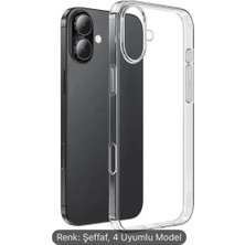 Iphone 16 Plus Uyumlu Sert Sararmaz Pc Mika Arka Kılıf Telefon Kılıfı