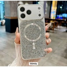 Iphone 16 Pro Taşlı Dönüşüm Kılıf Premium Kalite Magsafe Arka Kapak Kılıf