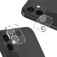 Universal Iphone 12 Uyumlu Tempered Cam Kamera Lens Koruyucu Kusursuz Çekim