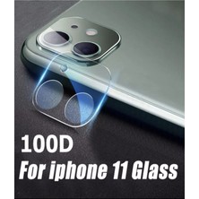 Ucuzmi Iphone 11UYUMLU  Arka Kamera Lens Koruma Nano Temperli Camı Kamera Koruma Koruyucu 9h Cam