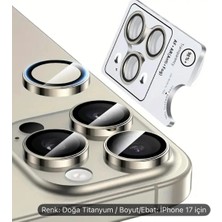 Iphone 17 Pro Max Safir Kamera Koruyucu Lens Takma Çıkartma Aparatlı Premium