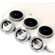 SOLİD CASE Samsung Galaxy S24 Fe Uyumlu Taşlı Lens Kamera Koruyucu