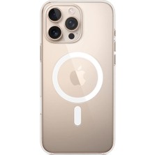 Noppax Iphone 16 Pro Max Uyumlu Magsafe Özellikli Sararmaz Sert Kılıf Kapak 16 Pro Max Kapak
