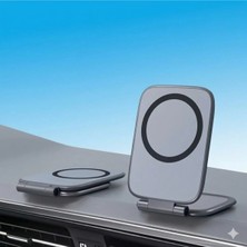 Çok Amaçlı Telefon Tutucu Ergonomik Masaüstü ve Araç Içi Laptop Masaüstü Dizüstü 270° Ayarlanabilir Mıknatıslı Stand Magsafe Ile Uyumlu Telefon Tutucu