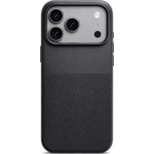 Iphone 17 Pro Max Uyumlu Deri Görünüm Silikon Premium Arka Kapak