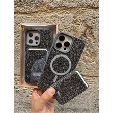 Iphone 16 Pro Taşlı Diamond Kartlıklı Cüzdanlı Premium Kılıf Arka Kapak Taşlı