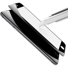 Iphone 7/8 Tam Kaplayan Ekran Koruma Camı - Siyah Tamper Darbe Önleyici