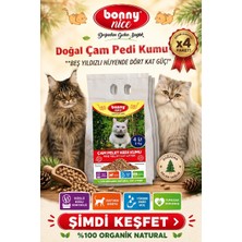 Bonny Nice Doğal Çam Peleti Kedi Kumu 2 kg 4 lt x 4 Paket