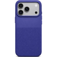 Iphone 17 Pro Uyumlu Deri Görünüm Silikon Premium Arka Kapak