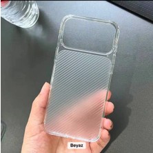Iphone 17 Pro Max Sert Sararmaz Karbon Pc Mika Kılıf Arka Kapak Sararmayan Telefon Kılıfı