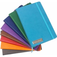 Hediye Rengi Isme Özel Renkli Lastikli Defter