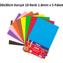 Bigpoint Eva 20X30CM Karışık 10 Renk 1.8mm x 5 Paket