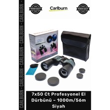 Carlburn #dürbün Su Geçirmez Zoom Mercek Geniş Görüş Optik 7X50 Ct Profesyonel El Dürbünü – 1000M/56M