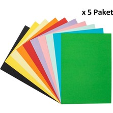 Bigpoint Fon Kartonu 25X35CM Karışık 10 Renk x 5 Paket