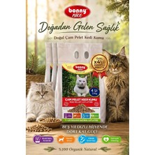 Bonny Nice Doğal Kedi Kumu Çam Pellet 2 kg 4 L x 4 Paket