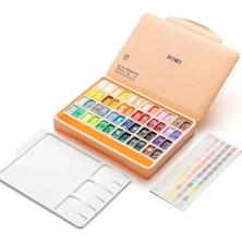 Himi Hımı Twin Cup Gouache Set - 48 Renk 12 gr (Peach Fuzz Case Edition)