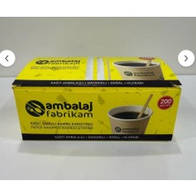 Ambalajfabrikam Kağıt Sargılı Tahta Karıştırıcı 11 cm (20 Paket x 200'LÜ)