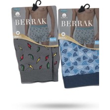 Tb Moda %95 Cotton %5 Elastan Erkek Boxer