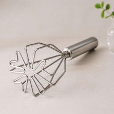 Royaleks Kalp Şekilli Metal Patates Ezici 26 cm (Krom Saplı, 9 cm Başlık)