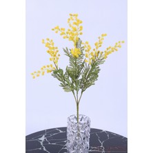 Yapay Çiçek Sitesi Yapay Mimoza Dalı 68 cm Sarı