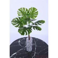 Yapay Çiçek Sitesi Yapay Monstera Deve Tabanı 9 Dal Dekor Bitkisi 70 cm Yeşil