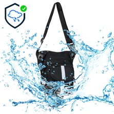 Seventeen 4983-UNISEX Motorcu Bacak ve Bel Çantası – Reflektörlü Çok Gözlü Motorcu Bacak Çantası