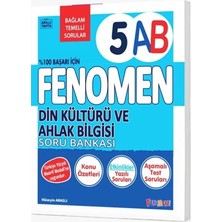 Akm Kitap 5. Sınıf Din Kültürü ve Ahlak Bilgisi A ve B Fenomen Soru Bankası Fenomen Okul Yayınları