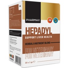 Pharmax Hepadyl 30 Şase Kedi & Köpek Için Karaciğer Detoksu, Enzim Düzenleyici & Hepato-Protektif Şase