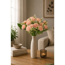 Yapay Çiçek Sitesi Yapay Tomurcuklu Krizantem 26CM Somon