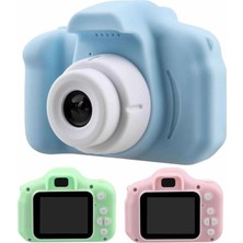 Uslucan Alışveriş Çocuklara Özel Fotoğraf ve Video Çeken Mini Çok Renkli Fotoğraf Makinesi