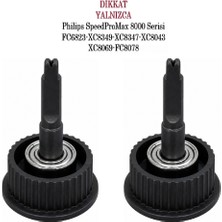 Srfn Ticaret Philips Speedpromax 8000 Serisi FC8078 Uyumlu Fırça Mekanik Dişlisi - 2 Adet