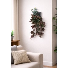 Yapay Çiçek Sitesi Ahşap Çerçeveli Yapay Çiçek Duvar Tablosu 15X24 Model 11