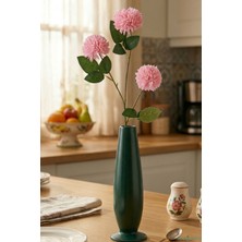 Yapay Çiçek Sitesi Yapay 3 Top Karanfil 62 cm Pembe