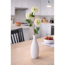 Yapay Çiçek Sitesi Yapay 3 Top Karanfil 62 cm Yeşil